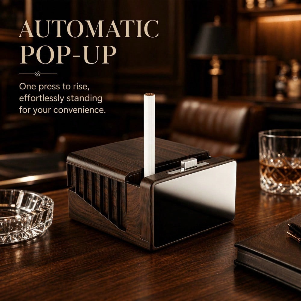 대용량 담배 케이스, 자동 팝업식 담배 상자, 방습 및 - Smoking & Vaping Accessories 리뷰 및 가격